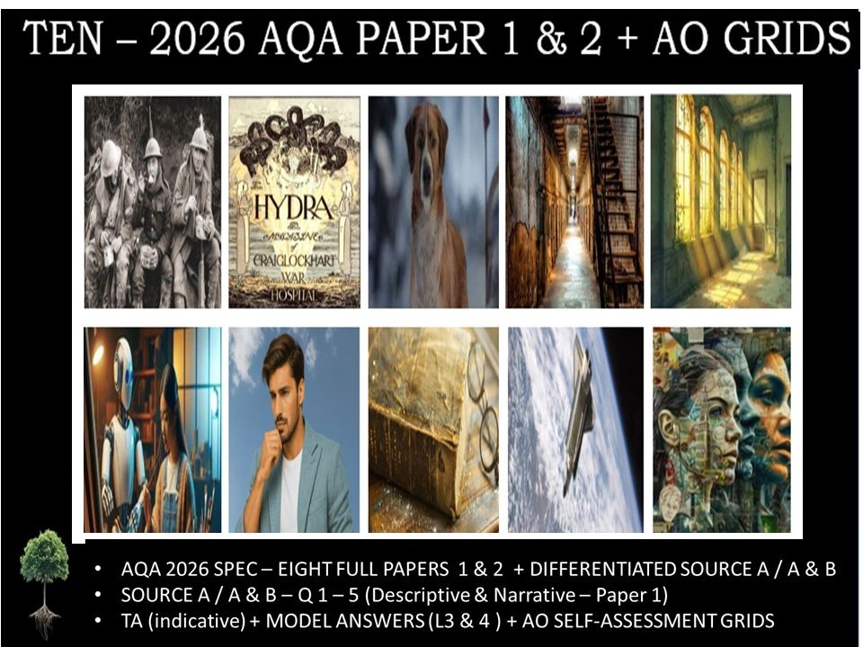 TEN - NEW PAPER 1 & 2 | 2026 FULL MOCK | + AO GRIDS