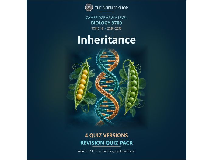 Inheritance | Cambridge A Level Biology 9700 | 4 Revision Quizzes