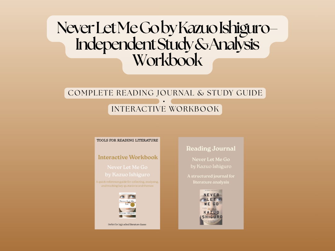 Never Let Me Go by Kazuo Ishiguro – Independent Study & Analysis  Bundle