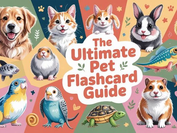 The Ultimate Pet Flashcard Guide: 30 Animals — Habitat, Diet, Social Life & Fun Facts for Every Pet