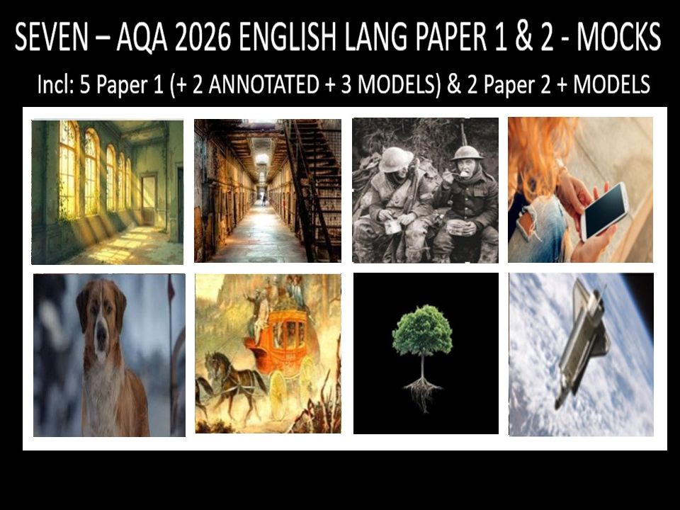 SEVEN - AQA PAPER 1 & 2 | 2026 FULL MOCKS | ANNOTATED | MODELS