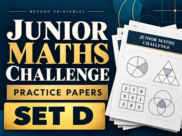 Junior Maths Challenge Practice Paper D | Answers Included