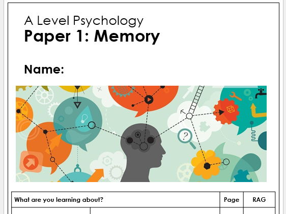 AQA psychology memory NEW SPEC
