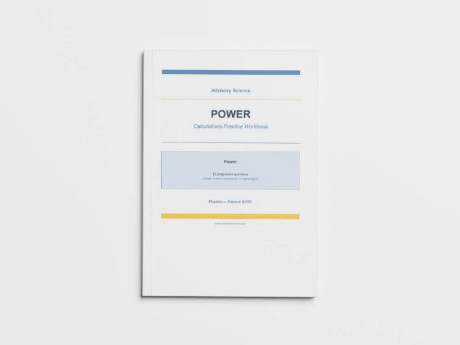 Power P=E/t - Edexcel GCSE Physics Calculation Practice Book