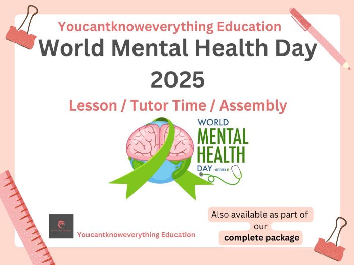 World Mental Health Day Lesson