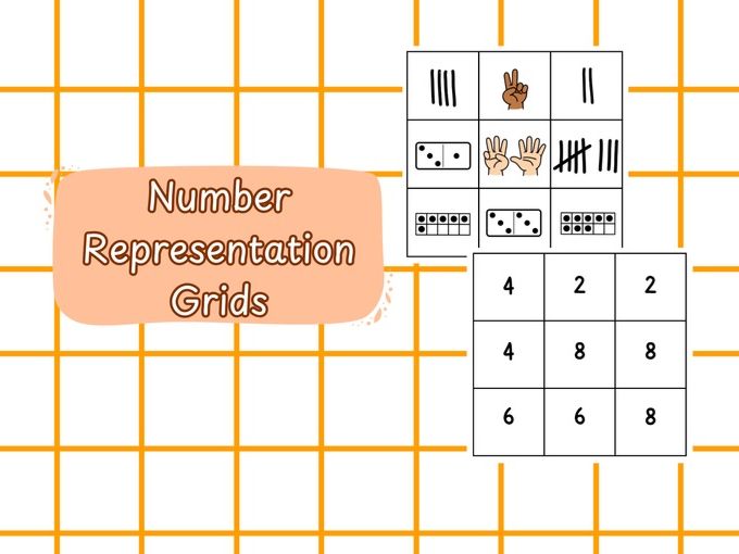 Number Representation Grids