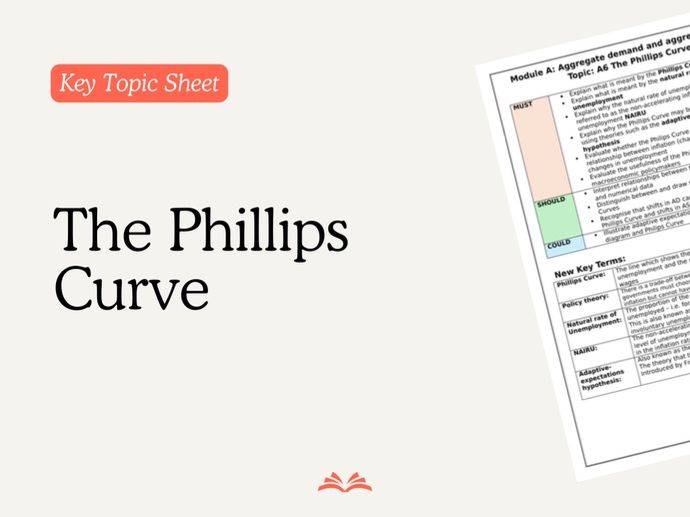 Key Topic Sheet - Phillips Curve - Edexcel Economics A