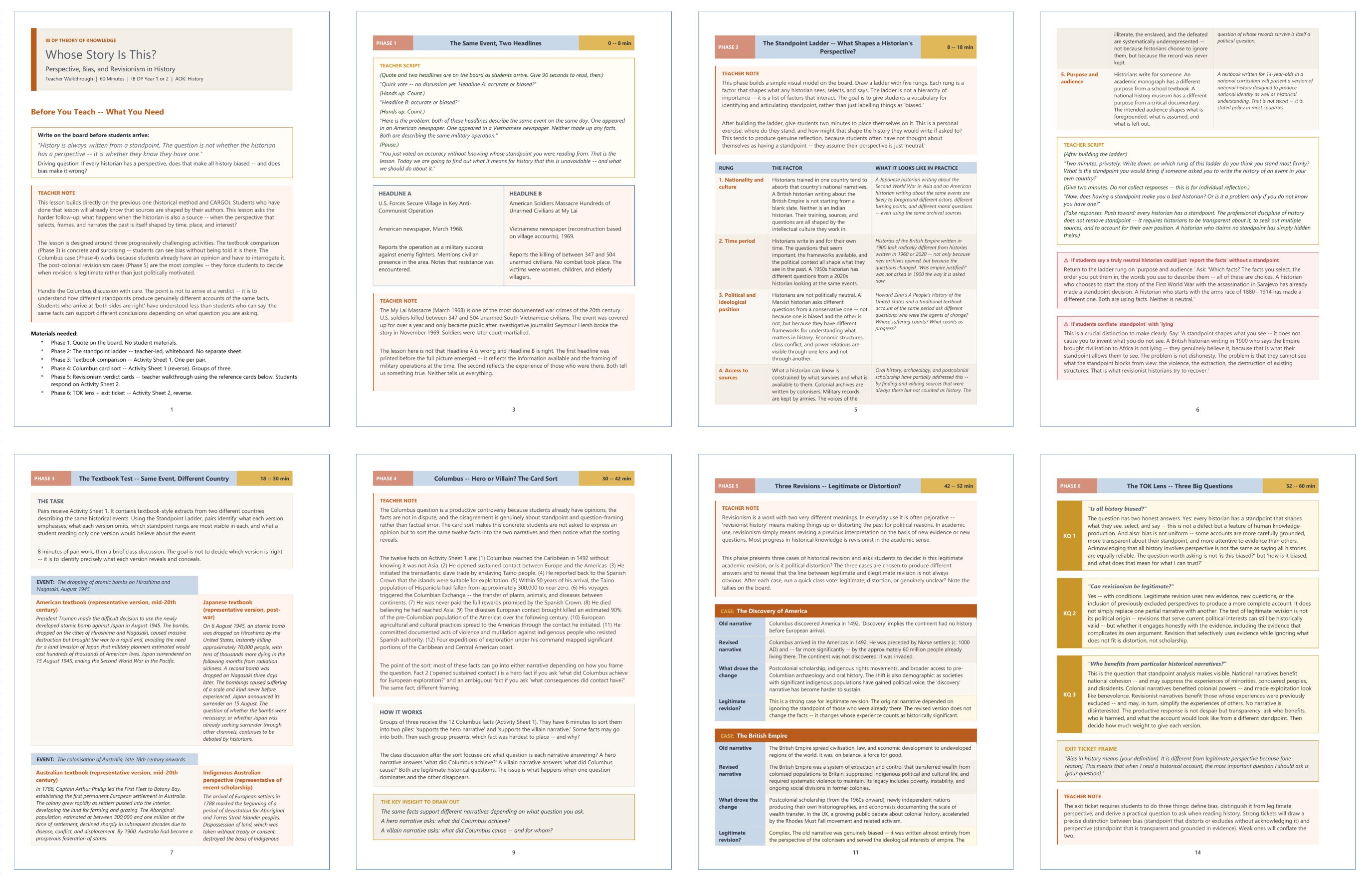 IB DP Theory of Knowledge (TOK): Perspective, Bias & Revisionism in ...