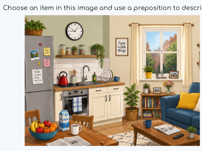 Prepositions of place