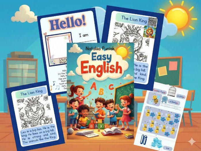 Easy English ABC: Complete Phonics & Alphabet Workbook with Audio (QR Codes)