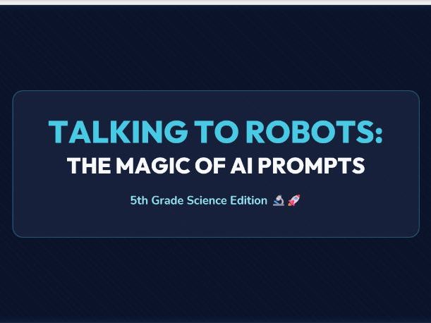 AI prompts for science and STEM lesson.