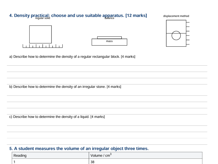 AQA GCSE Physics Particle Model Worksheets & Answers
