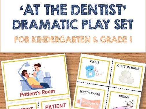 'At the Dentist' Dramatic Play Set for Kindergarten & Grade 1