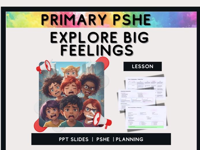 Managing Big Emotions – Primary PSHE Lesson on Emotional Regulation and Calming Strategies