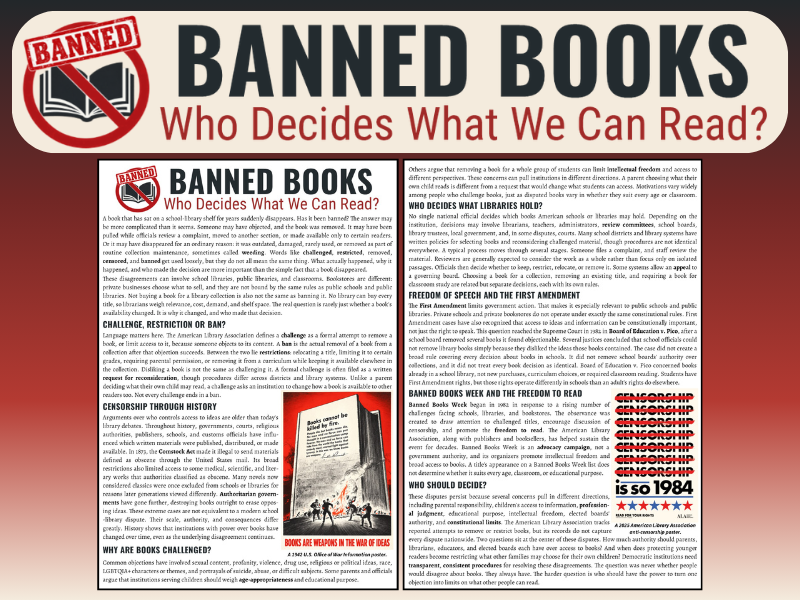 Banned Books: Censorship & Free Speech