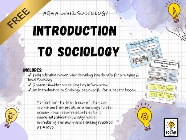 AQA A Level Sociology - Introduction to Sociology