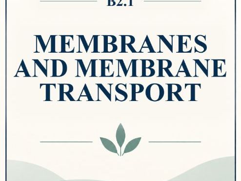 IB Biology HL B2.1 Membranes And Membrane Transport MCQ Practice