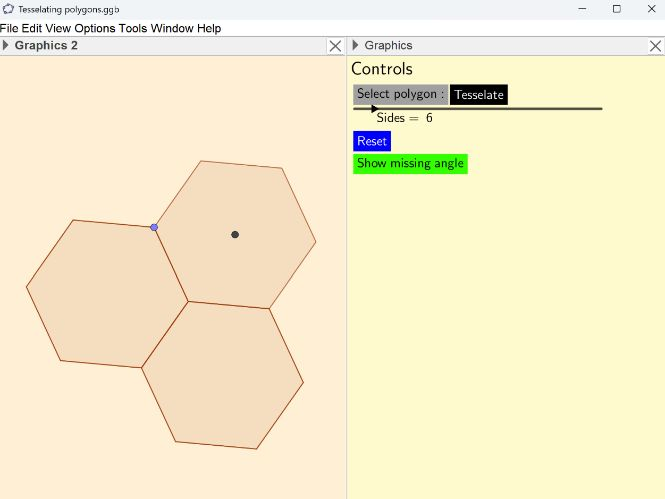 Tessellating polygons (angles in polygons)