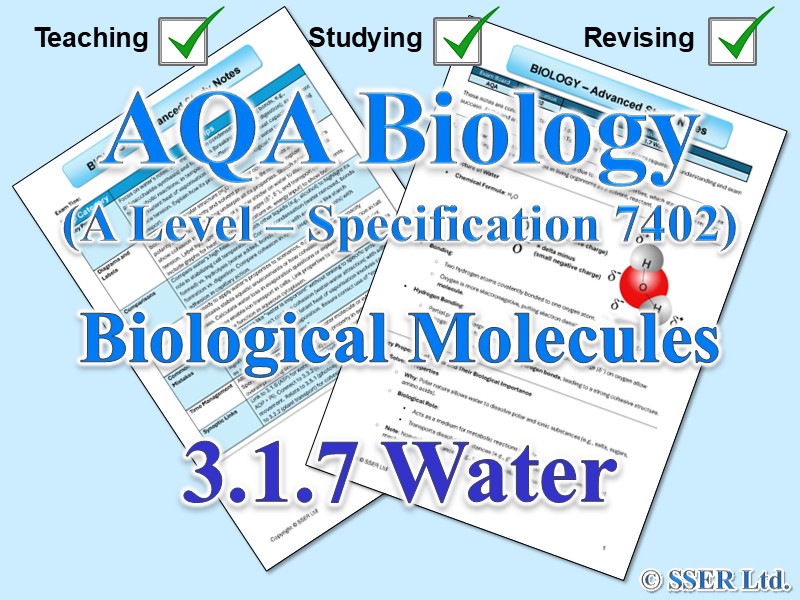 BIOA_AQA Topic Notes: 3.1.8 Inorganic ions