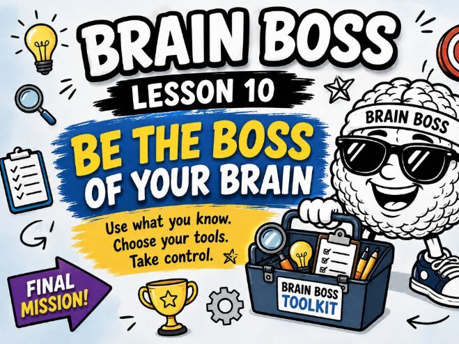 Brain Boss Lesson 10 – Be the Boss of Your Brain Executive Functioning