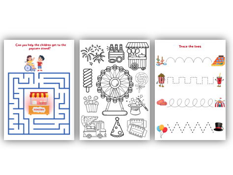 Carnival Themed Activity Booklet
