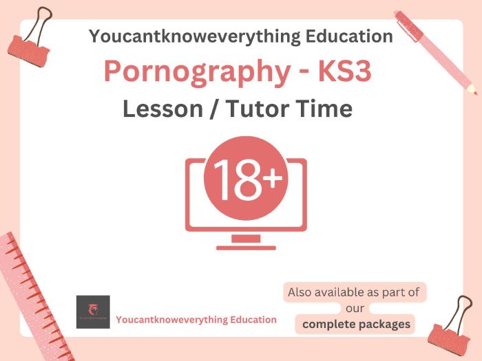 Pornography KS3 PSHE