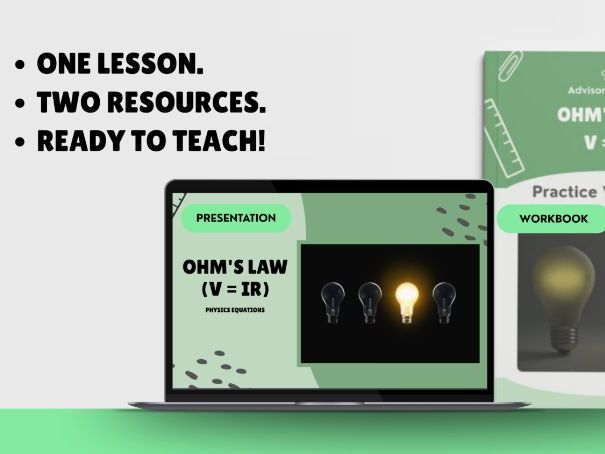 AQA GCSE Physics: Ohm's Law | Lesson Presentation + Calculations Workbook