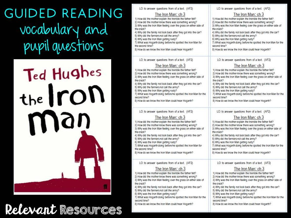 4 activities man iron chapter Man Guided  kellikellikelli Teaching Reading: Iron by The