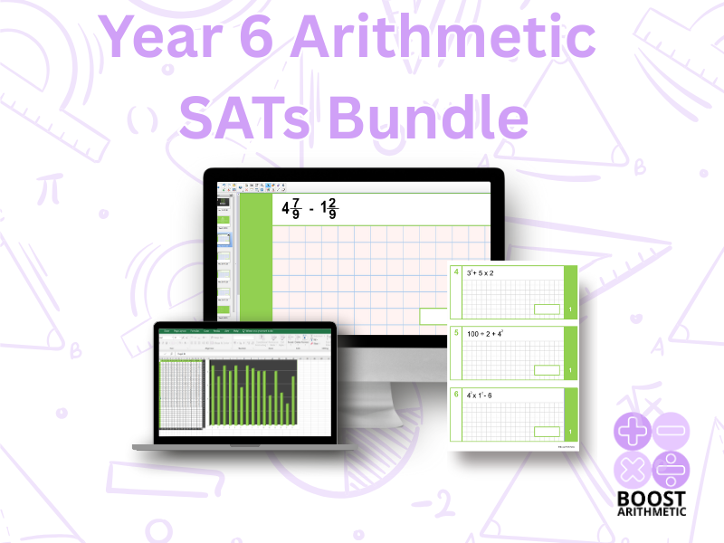 Year 6 KS2 Arithmetic SATs Revision Bundle – Packs 1–3 + Practice Papers
