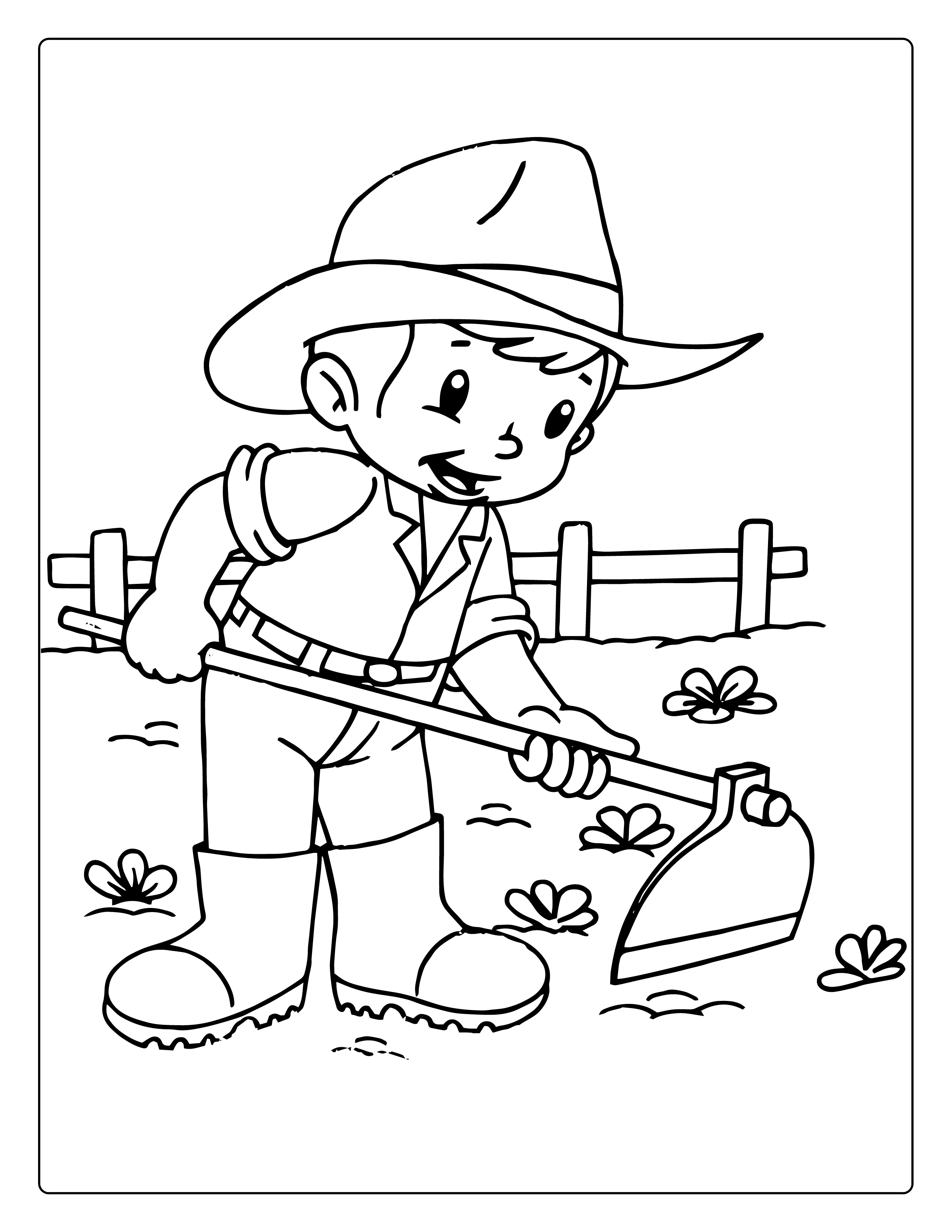 Printable Farm Animals Coloring pages Activity Worksheets for Grade 1 ...