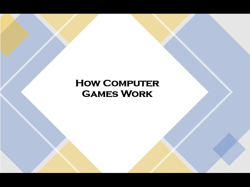 KS1 - What are Computer Games