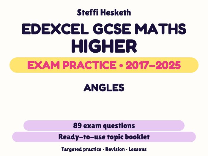 Edexcel GCSE Maths Higher: Angles Exam Questions | 2017-2025