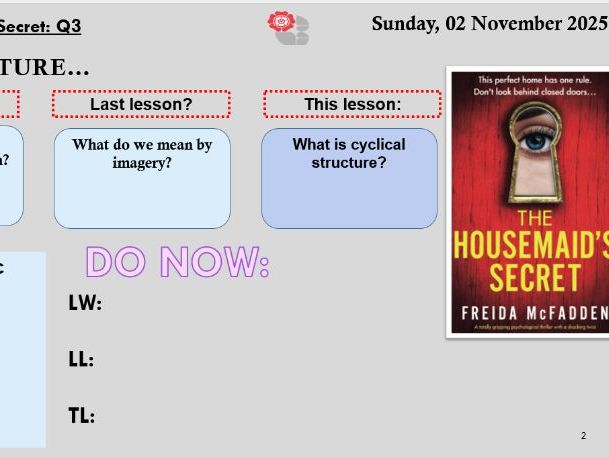 Housemaid's Secret Language Paper 1