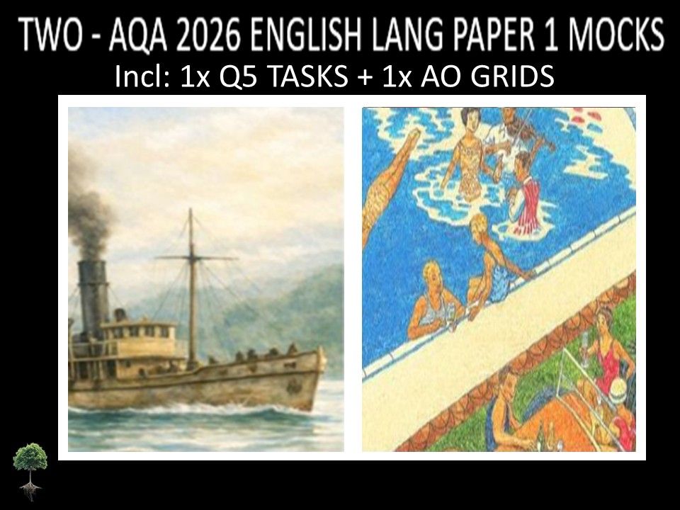 TWO - AQA PAPER 1 | 2026 FULL MOCKS | Q5 TASKS | AO GRIDS