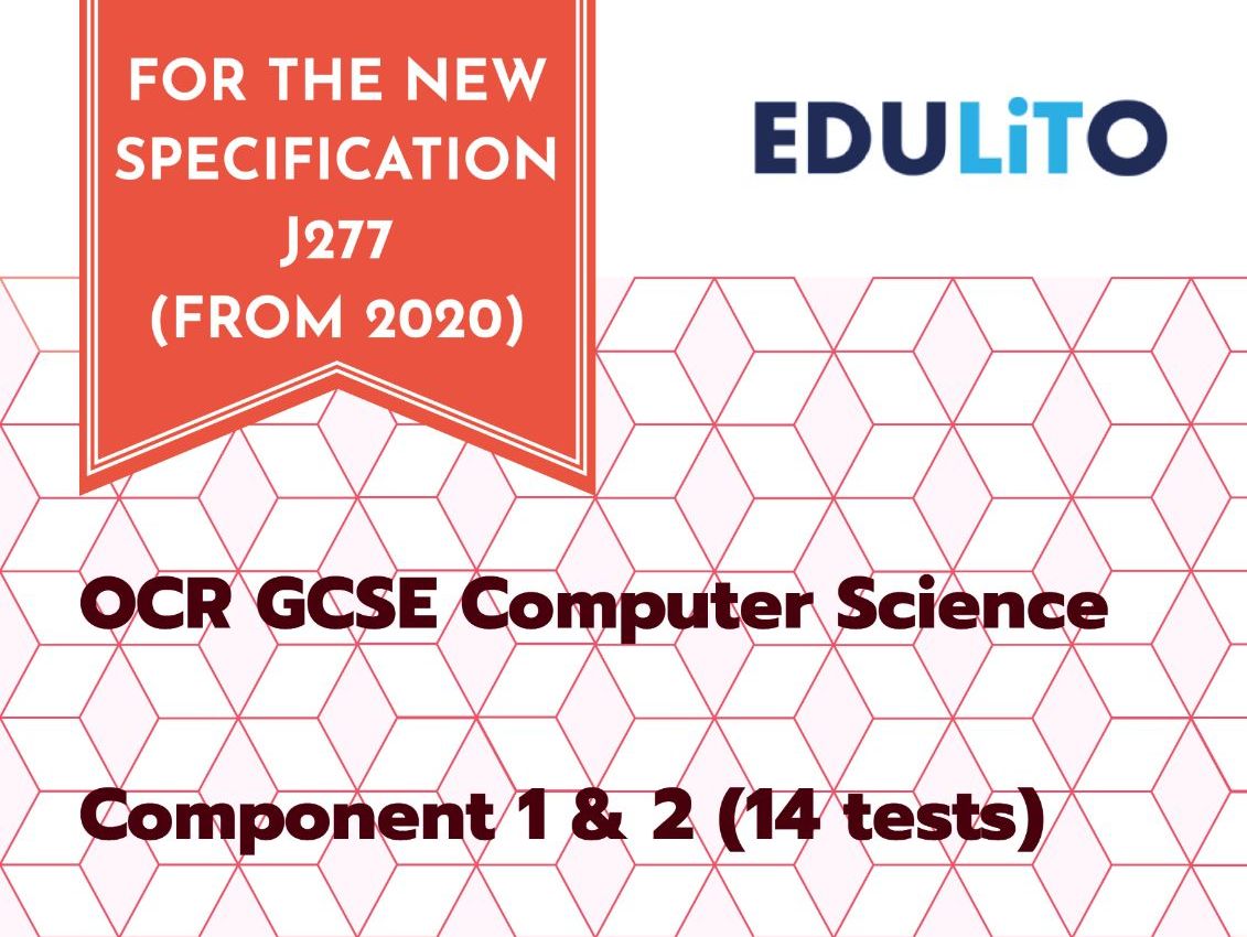 TOPIC TEST BUNDLE 14 Tests OCR J277 GCSE COMPUTER SCIENCE 