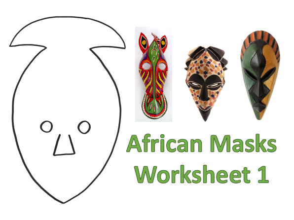 KS3 Art African Masks Worksheet 1 by Piper-maru - Teaching Resources - Tes