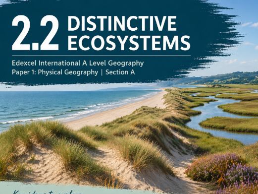 iGCSE Geography Edexcel - Topic 2. Coastal Environments. Topic 2.2 (Distinctive Coastal Ecosystems)
