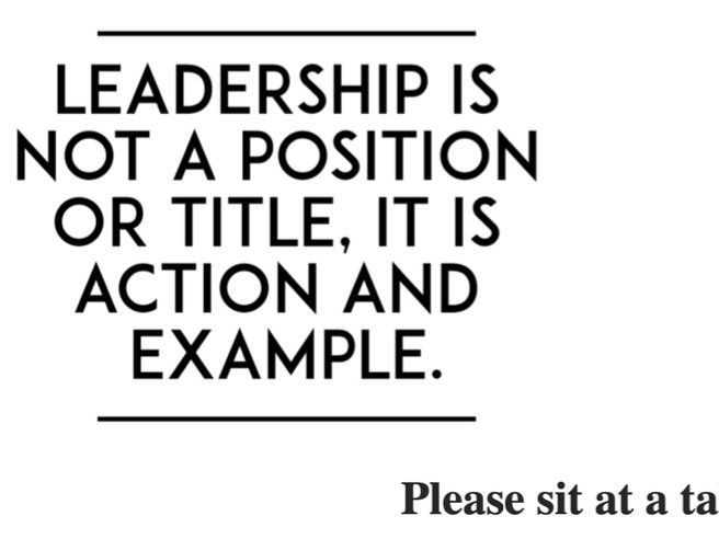 Student Leadership Training Materials