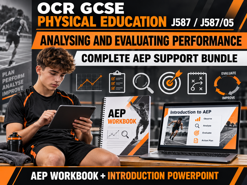 OCR GCSE PE J587 05 AEP Complete Support Bundle
