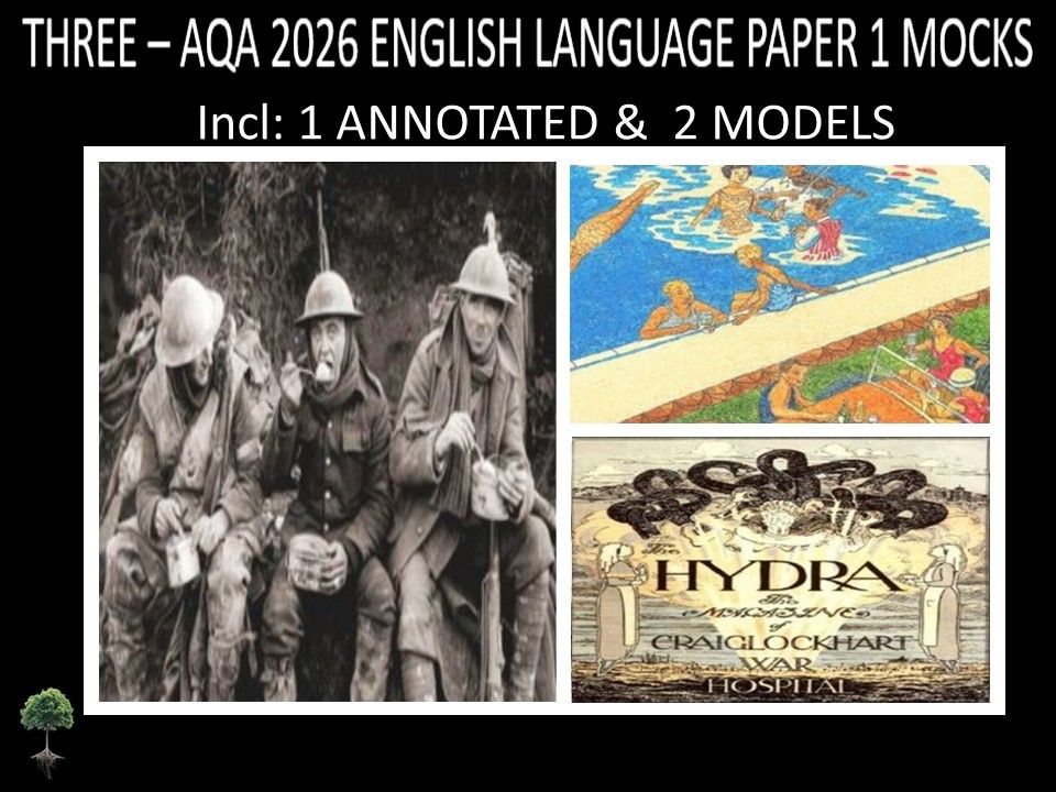 THREE - AQA PAPER 1 | 2026 FULL MOCKS | ANNOTATED | MODELS