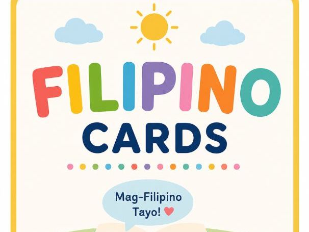 Filipino Flash Cards