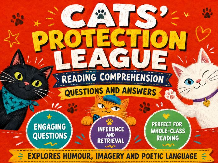 The Cats' Protection League (Poem) - Comprehension - KS2