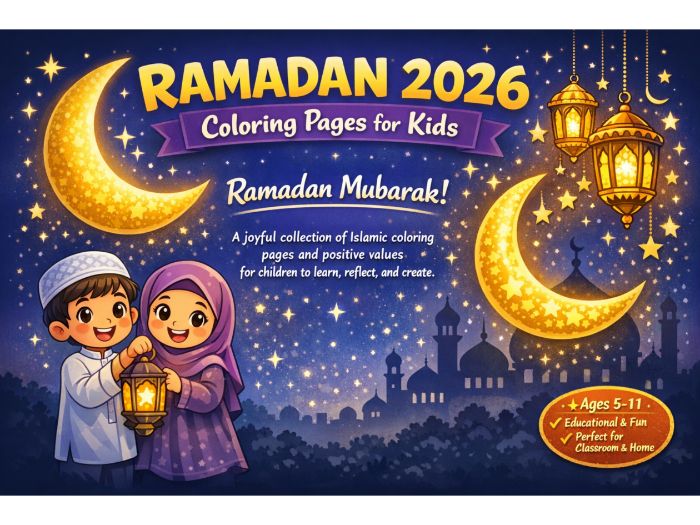Ramadan 2026  Coloring Pages for Kids