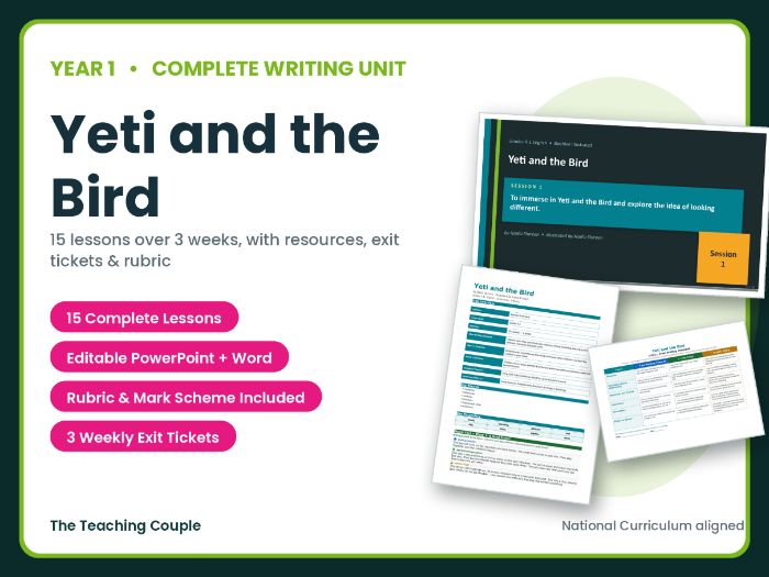 Yeti and the Bird | Year 1 English Unit