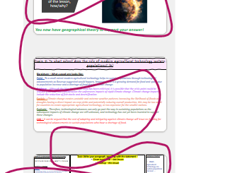 A Level - Population Theories Malthus and Boserup
