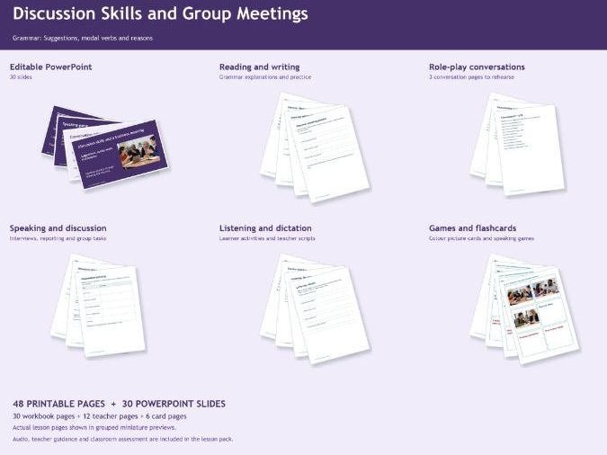 ESOL EAL: Discussion Skills, Modal verbs , Suggestion