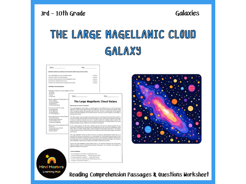 The Large Magellanic Cloud Galaxy Reading Comprehension Passages ...