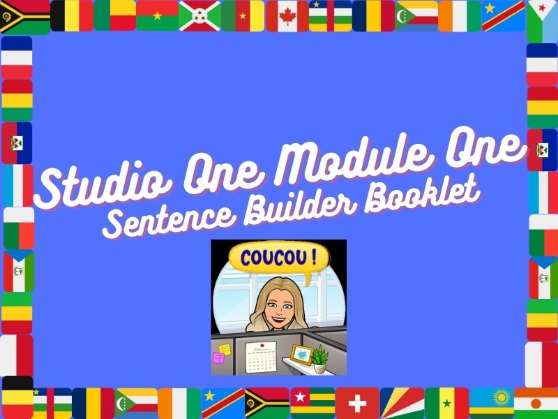 Studio 1 Module 1 Sentence Builders Teaching Resources