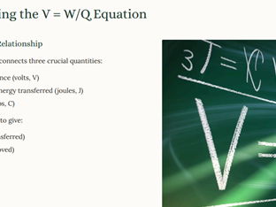 AS Level Physics - 9.2 Potential difference and power