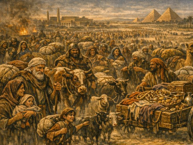 0078 BIBLE VISUAL REGISTER     EXODUS 12    HOW DID THE ISRAELITES LEAVE EGYPT????